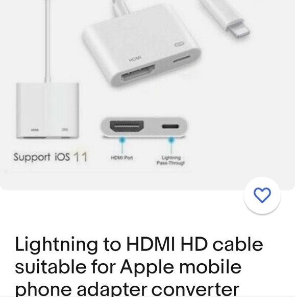 3 for$20💥- Lightning Digital AV Adapter - Picture 4 of 9